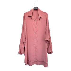 Chemise en tissu 100% polyester avec bouton sur la manche