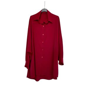 Chemise en tissu 100% polyester avec bouton sur la manche