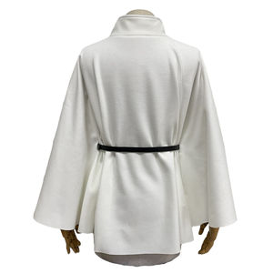 Poncho à col montant avec ceinture pour cintrer la taille