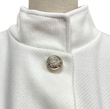 Poncho à col montant avec ceinture pour cintrer la taille