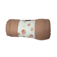 Écharpe Hijab unie rectangulaire en coton et viscose mélangé