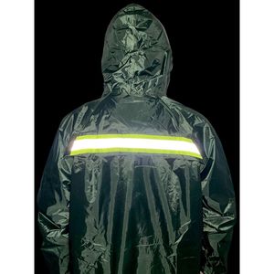 Impérméable pour adulte avec bande réfléchissante sur le dos