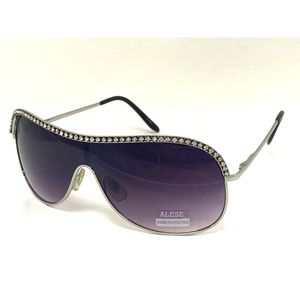 Lunettes de soleil ALESE aviateur à strass finement sertis