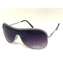 Lunettes de soleil ALESE aviateur à strass finement sertis