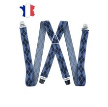 Bretelles élastiques à motif graphique en jacquard losange