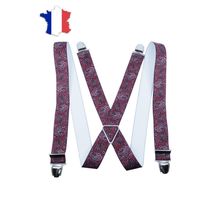 Bretelles élastiques avec un imprimé cachemire stylisé