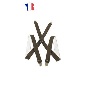 Bretelles élastiques Hercule avec fixation par pinces métalliques