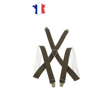 Bretelles élastiques Hercule avec fixation par pinces métalliques