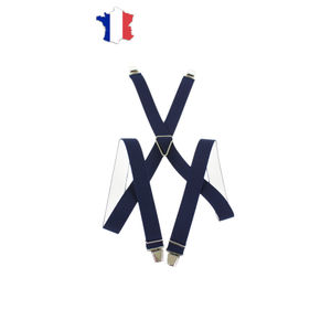 Bretelles élastiques Hercule avec fixation par pinces métalliques