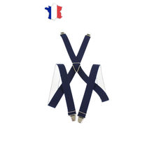 Bretelles élastiques Hercule avec fixation par pinces métalliques