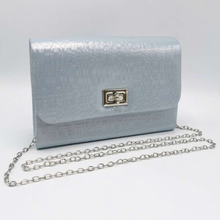 Sac à main pochette à rabat avec fermeture en tourniquet