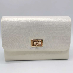 Sac à main pochette à rabat avec fermeture en tourniquet