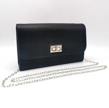 Sac à main pochette à rabat avec fermeture en tourniquet