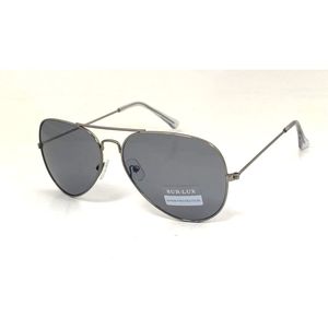 Lunettes de soleil unisexes à la forme aviateur avec de verres teintés