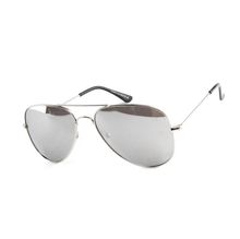 Lunettes unisexes de style aviateur avec des verres miroités