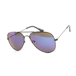 Lunettes unisexes de style aviateur avec des verres miroités