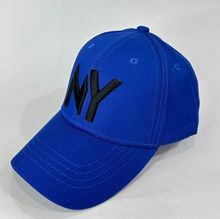 Casquette unie pour enfant ornée de la broderie "NY" à l’avant