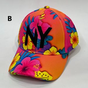 Casquette "NY" pour enfant avec des motifs aux couleurs vives