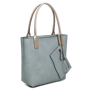 Sac cabas zippé 2 en 1 avec une pochette zippée détachable
