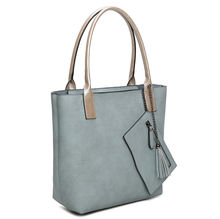 Sac cabas zippé 2 en 1 avec une pochette zippée détachable