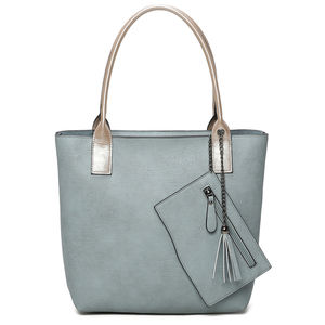 Sac cabas zippé 2 en 1 avec une pochette zippée détachable