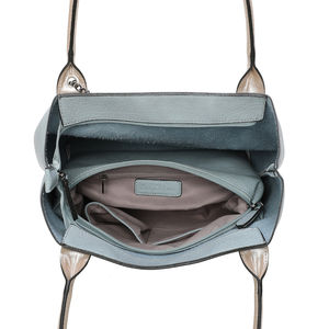 Sac cabas zippé 2 en 1 avec une pochette zippée détachable