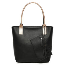 Sac cabas zippé 2 en 1 avec une pochette zippée détachable