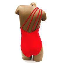 Maillot de bain 1 pièce au décolleté asymétrique