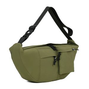 Sac bandoulière 100 % toile ultra léger à multiples poches