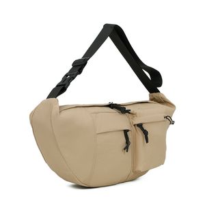 Sac bandoulière 100 % toile ultra léger à multiples poches