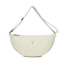 Sac bandoulière réalisé en toile et fermeture à glissière