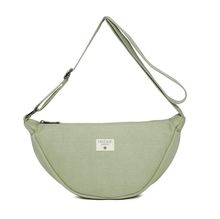 Sac bandoulière réalisé en toile et fermeture à glissière