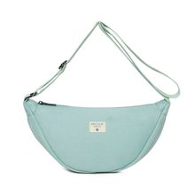 Sac bandoulière réalisé en toile et fermeture à glissière