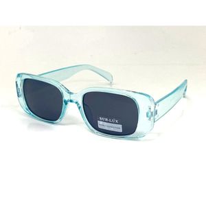 Lunettes de soleil fille de style rectangulaire aux coins arrondis