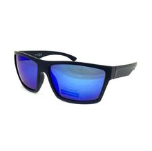 Lunettes solaires adulte en rectangle avec verres effet miroir