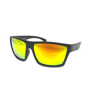 Lunettes solaires adulte en rectangle avec verres effet miroir