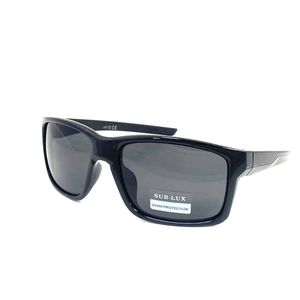 Lunettes de soleil adulte en rectangulaire et un effet miroir