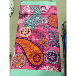 Serviette de plage imprimé au design 2-en-1 idéale en tapis