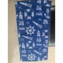 Serviette de plage imprimé au design 2-en-1 idéale en tapis