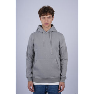Sweat homme uni à capuche avec poche ventrale