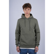 Sweat homme uni à capuche avec poche ventrale