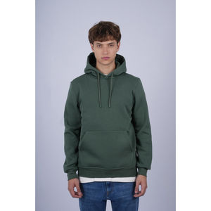 Sweat homme uni à capuche avec poche ventrale