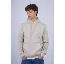 Sweat homme uni à capuche avec poche ventrale
