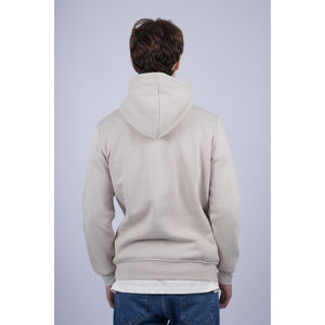 Sweat homme uni à capuche avec poche ventrale