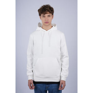 Sweat homme uni à capuche avec poche ventrale