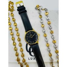 Montre ronde pour homme orné d’index en chiffres romains