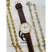 Montre ronde pour homme orné d’index en chiffres romains