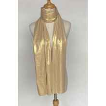 Écharpe brillante effet métallisé – élégance lumineuse en 100% viscose