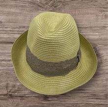 Chapeau d’été en papier avec ruban en dentelle - 3 pièces