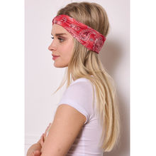 Bandeau twisté à l’avant orné d’un imprimé motif bandana
